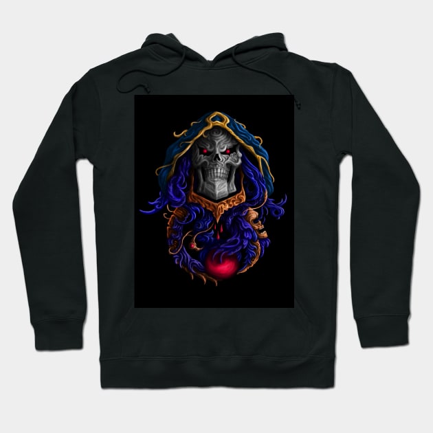 skeleton, overlord Hoodie by Hedgeh0g